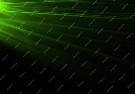 Free Photo | Green light rays background