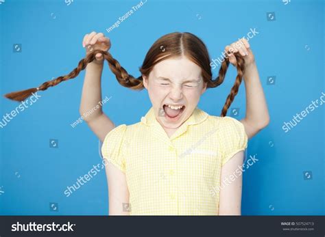 2 Boy Pulling Girls Plait Images, Stock Photos & Vectors | Shutterstock