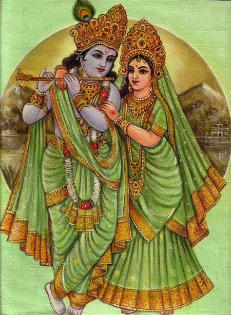 Lord Krishna And Goddess Radha Photo - God Pictures