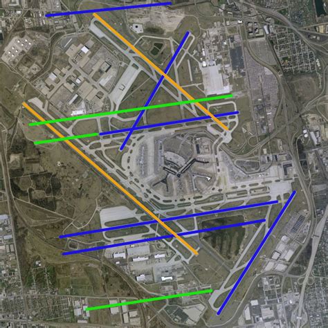 O'hare Airport Runway Map