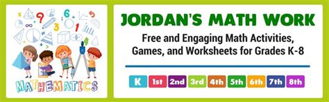 Jordan's Math Work—Free Games and Resources — Mashup Math