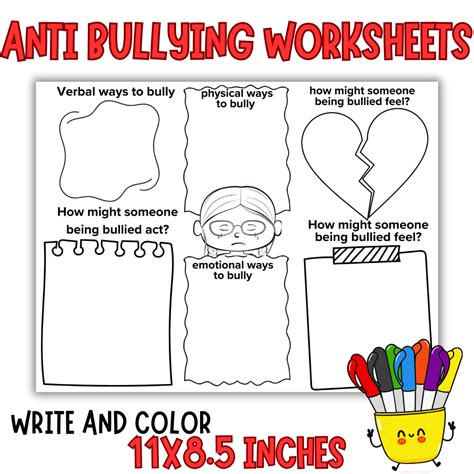 Anti-Bullying Prevention Month Activities: Anti Bullying Worksheets | Made By Teachers