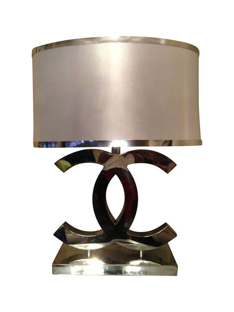 Chanel Silver Table Lamps - A Pair on Chairish.com Chanel Lamp, Chanel ...