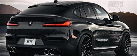 2019 BMW X4 M Rendered in Black, Debut Imminent - autoevolution