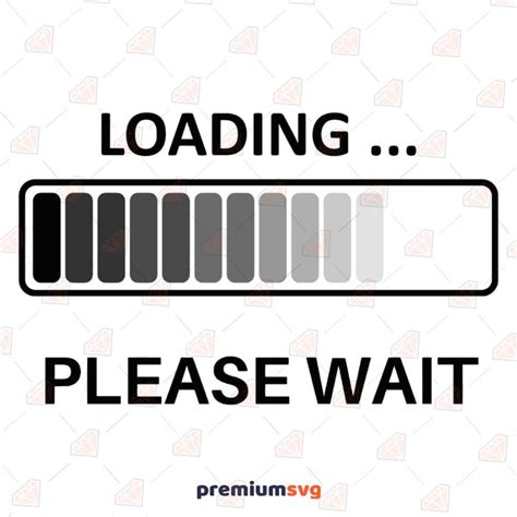 Loading Please Wait SVG, Loading Clipart Vector Instant Download ...