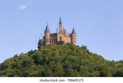 Aerial View Famous Hohenzollern Castle Ancestral Stock Photo (Edit Now ...