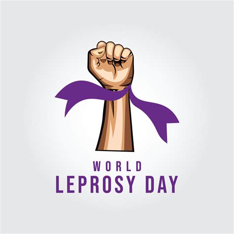 World Leprosy Day Vector Illustration Symbol. Healthcare Leprosy Design ...