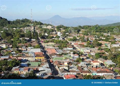 The Village of Conception De Ataco on El Salvador Stock Photo - Image ...