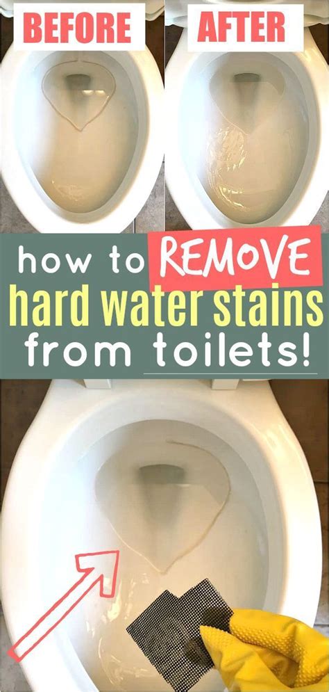 How to Remove Hard Water Stains from Toilets | Hard water stains, Hard water stain remover, Hard ...