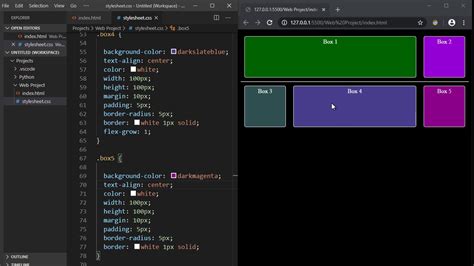 CSS Flexbox Tutorial - 11 - Layout Part 3 - YouTube