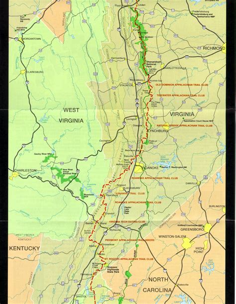 Appalacian trail Appalachian Trail Map, Trail Maps, Weekend Trips, Wilderness, Virginia, Bucket ...