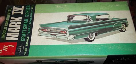 Vintage AMT 1959 Lincoln Continental Mark IV Craftsman Model Car Mountain KIT | Car model, Model ...