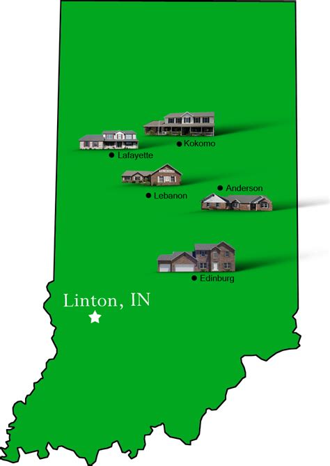 Linton_map | Hallmark Homes - Indiana's Leading "On Your Lot" Custom Builder!