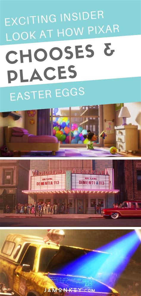 Exciting Insider Look at How Disney Pixar Easter Eggs are Chosen and Placed - JaMonkey