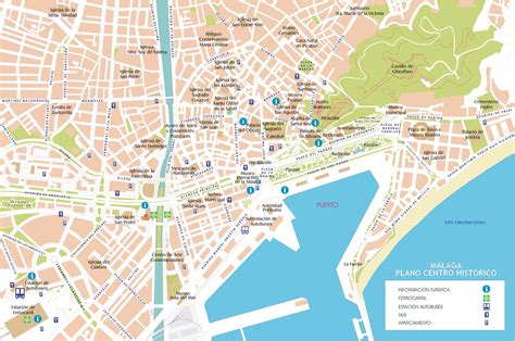 Malaga Street Map | Pinterest