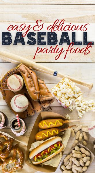 Baseball Themed Baby Shower Food