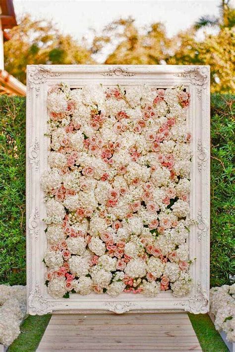 30 Top Wedding Venue Flower Decoration Ideas | Flower wall wedding, Flower wall backdrop ...