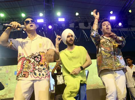 Manjot Singh, Pulkit Samrat, Varun Sharma attends the Fukrey 3 Movie Promotion on 16th Sept 2023 ...