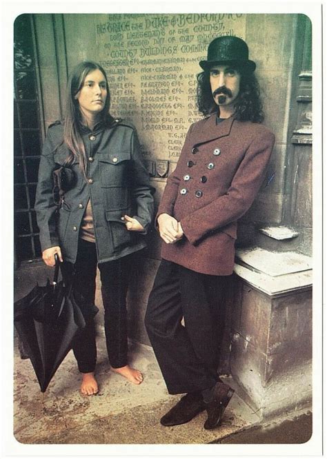 Frank Zappa with Pamela Zarubica aka Suzy Creamcheese Modern Postcard ...