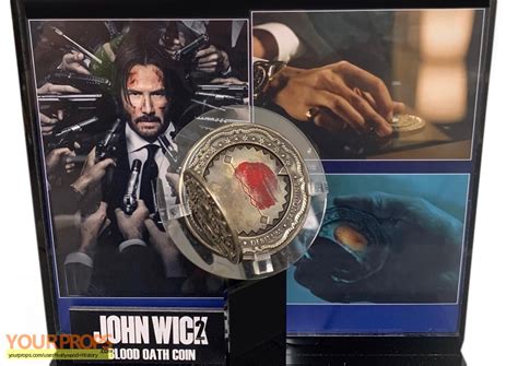 John Wick: Chapter 2 Blood Oath Marker original movie prop