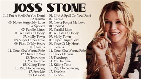 Las 10 mejores canciones de Joss Stone que no puedes dejar de escuchar ...