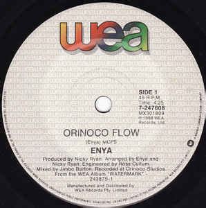 Enya - Orinoco Flow (1988, Vinyl) | Discogs