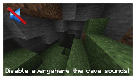 Cave Sounds Disabler Pack (1.20, 1.19) - MCPE/Bedrock - 9Minecraft.Net