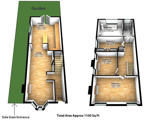 Small Victorian End of Terrace with a double storey side return ...