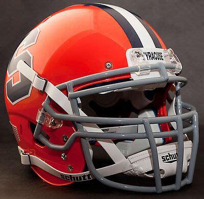 *CUSTOM* SYRACUSE ORANGE NCAA Schutt XP GAMEDAY Replica Football Helmet ...