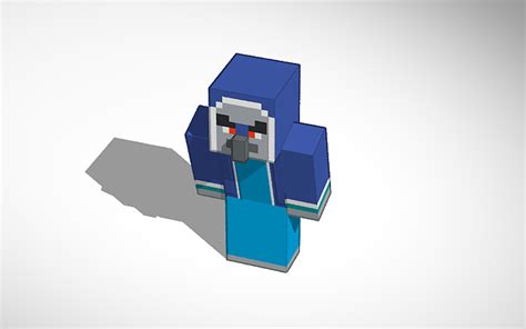 3D design Minecraft dungeons iceologer - Tinkercad