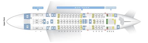 Seat map Airbus A380-800 Lufthansa. Best seats in plane