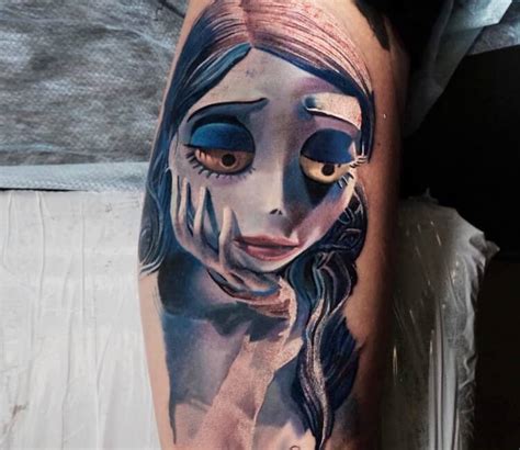 Corpse Bride tattoo by Nikolay Dzhangirov | Post 28894