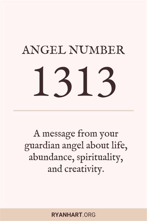 1313 Angel Number Meaning: This is Not a Coincidence | Ryan Hart