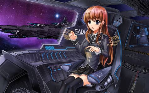 Anime space girl Sky Anime, Anime Galaxy, Cyberpunk Anime, Cyberpunk ...