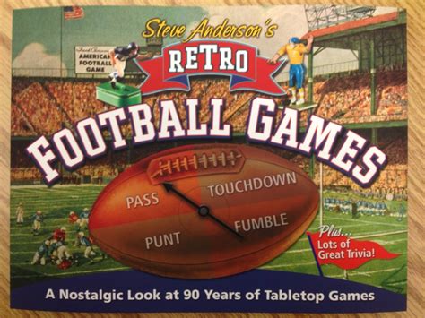 Throwback Thursday: Steve Anderson’s “Retro Football Games” | Musings ...