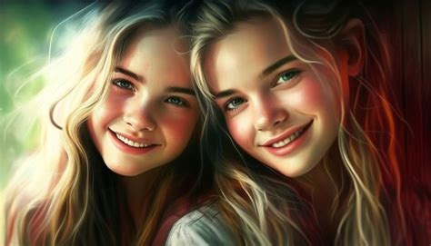 Two Beautiful Young Girls Smiling In Eachother S Face Background, Pictures Of Friends, Picture ...