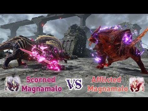 Scorned Magnamalo vs. Afflicted Magnamalo - Which Magnamalo is stronger? : r/MonsterHunter