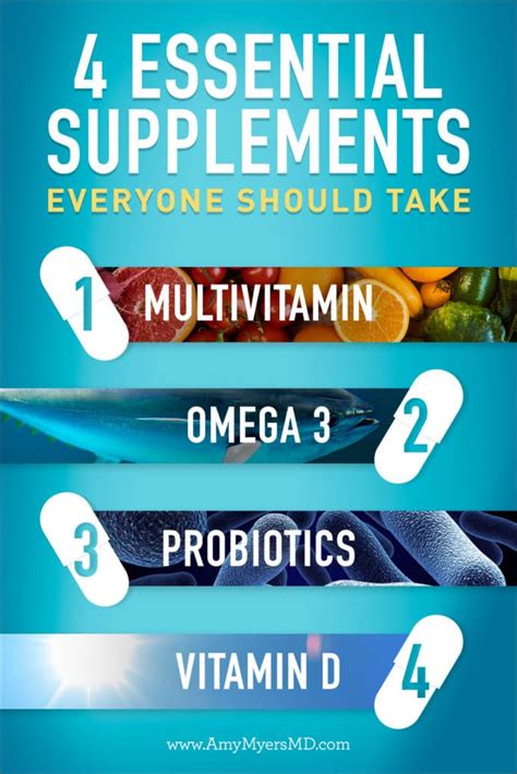 4 Essential Supplements Everyone Should Take | Amy Myers MD