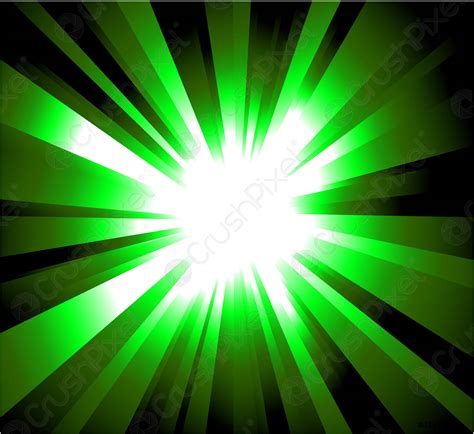 Green rays Explosion - stock vector | Crushpixel