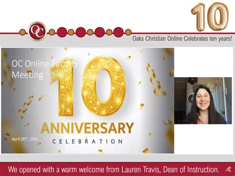 Oaks Christian Online Celebrates 10 Years!! - Oaks Christian Online