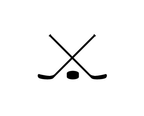 Hockey Sticks Silhouette at GetDrawings | Free download