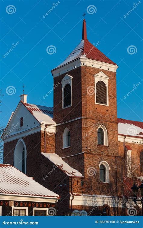 Cathedral Basilica in Kaunas Stock Photo - Image of roman, renaissance: 28370158