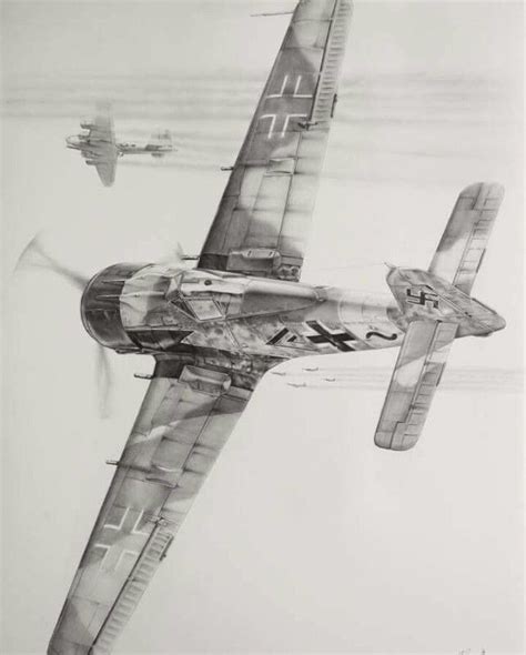 FOCKE WULF FW 190 Aircraft Painting, Aircraft Art, Wwii Aircraft ...