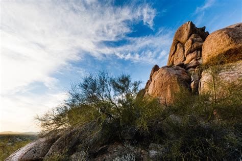 Hiking the Boulders, Arizona