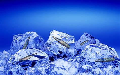 Ice Bullets, icee, ice, bullets, blue, HD wallpaper | Peakpx