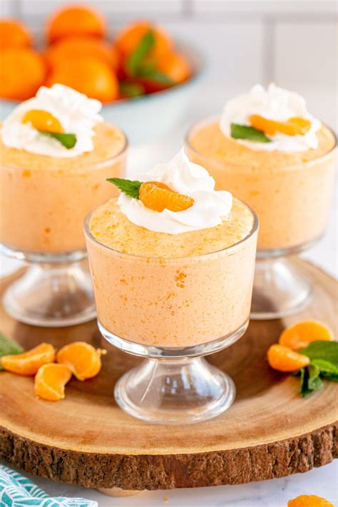 Whipped Jello: Mandarin Orange Mousse Dessert- Amanda's Cookin'