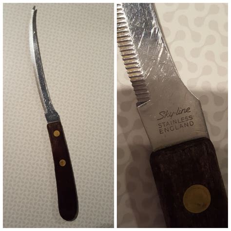 Thin, curved, serrated knife from the 70s. I've never found another like it. What is it ...