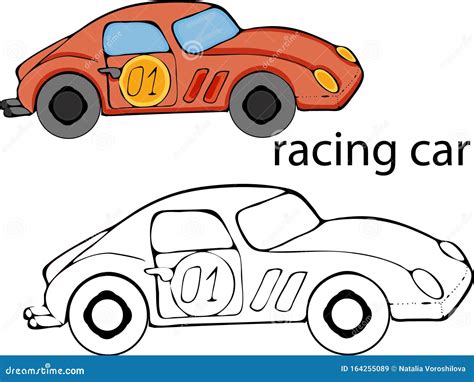 Racing Car Drawings For Kids