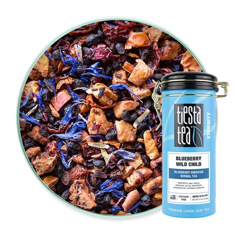 Tiesta Tea Blueberry Wild Child, Blueberry Hibiscus Loose Leaf Herbal Tea, 5.5 oz - Walmart.com ...