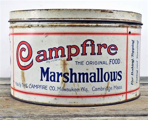 Nice Vintage Campfire Marshmallows Large 10x6 | Etsy | Campfire marshmallows, Campfire, Marshmallow